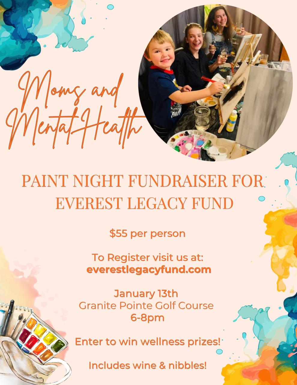 Moms & Mental Health Paint Night Fundraiser